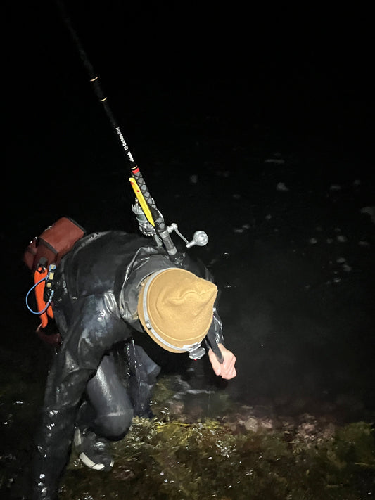 Dark Water, Big Bites: An understanding of how to effectively fish buck tails after dark.